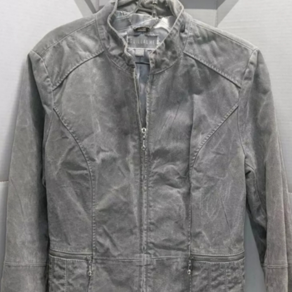 Genuine Suede Jacket By Guillaume, Ladies Medium